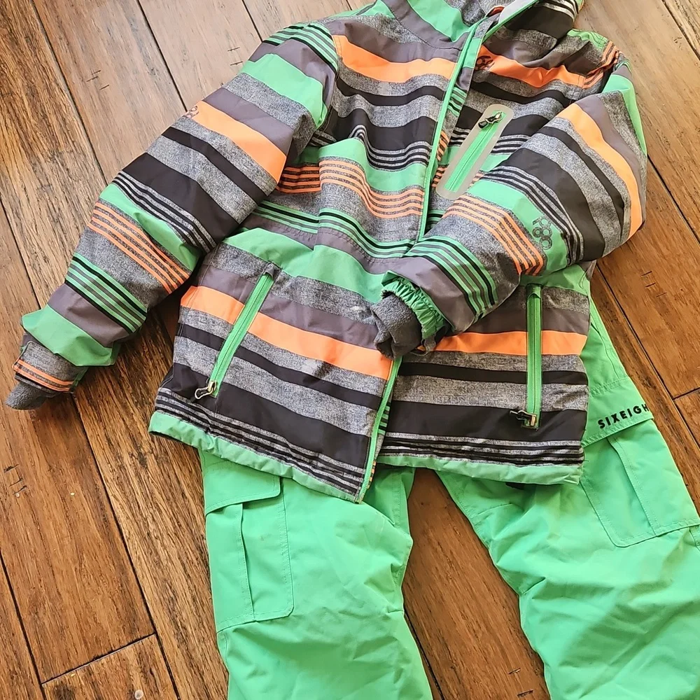 Youth 686‎ Green Snow Pants